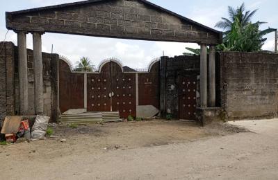 3plots of land, fenced with gate